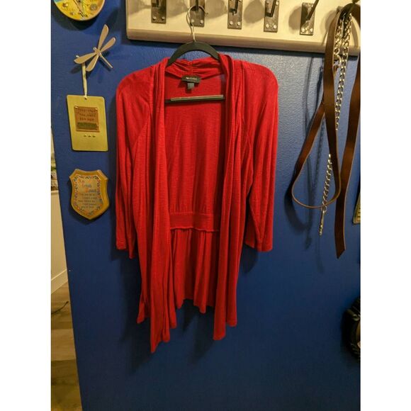 🌈5/25 Sz XL AB Studio Waterfall Cardigan - Picture 2 of 7